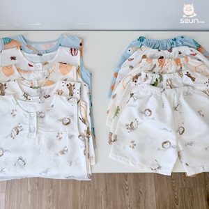Ensemble de Vêtements d'Été pour Enfants – Vente en Gros – Ensemble Sans Manches en Tissu Doux et Texturé – Qualité Supérieure – Confort Tout au Long de la Journée – Fabrication Vietnamienne - Product Image 5