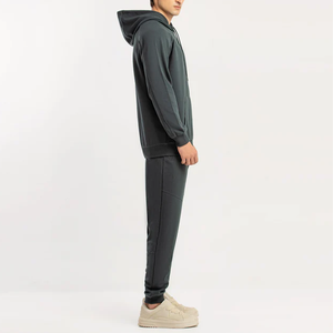 2026 Winter Casual Custom Unisex Activewear <b>Tracksuit</b> Set Premium 100% Cotton Men Joggers Sweat Pants Solid Color Design - Product Image 4