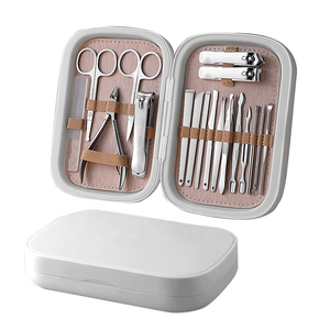 Stainless Steel Men Women Full <b>Set</b> Grooming Kit Professional Nail Manicure <b>Pedicure</b> Classic Style Kit <b>Set</b> for Home - Product Image 1