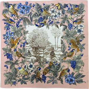 Pañuelo Premium para la Cabeza, Cuello y Cabello, Suave y Liso con Sensación de Satén, Pañuelo de Seda de Diseño para Mujer, Bandana Cuadrada - Product Image 1