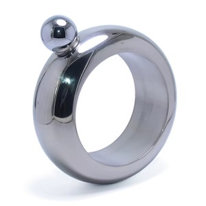 Designer <b>Bracelet</b> Hip Flask Metallic <b>Rainbow</b> Drink Container Wearable Flask For Parties Travel And Fashion Use From India - Product Image 4