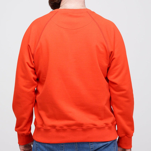 2026 Men's 100% Cotton <b>Sweatshirt</b> 240GSM Regular Fit Solid Color <b>Retro</b> Fashion Pullover Digital Breathable Quick Dry Spring - Product Image 4