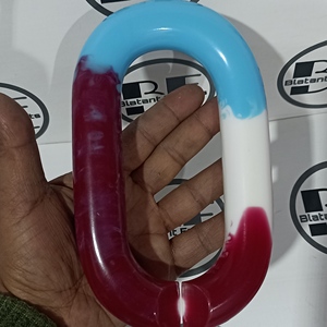 Cadena de Eslabones de Resina Transparente Colorida, Hecha por BE, Decoración para Colgar en la Pared, Proyectos de Bricolaje, Separador de Ambientes Moderno y Ecológico - Product Image 2