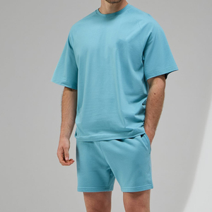 Custom Logo Summer Casual Sweat Shorts for Men Cotton <b>Elastic</b> Waist Plain Running Shorts with Pocket - Product Image 6