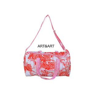 กระเป๋าโท้ทผ้าฝ้ายแท้ 100% สีสันสดใส งานแฮนด์เมด ขนาดใหญ่ แบบมีซิปเปิด-ปิด สไตล์วินเทจ เหมาะสำหรับผู้หญิง นักเดินทาง และกระเป๋าเดินทางสำหรับวันหยุดสุดสัปดาห์ - Product Image 2