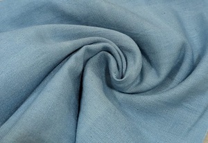 Elegante Tela de Algodón Tejida con Estampado de Transferencia Térmica en Azul y Marrón |   STUDIO-N Guantes Ecológicos hasta la Muñeca para Uso Diario en las Cuatro Estaciones - Product Image 5