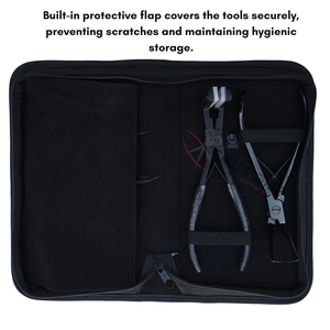 Nouveau kit d'outils pour extensions capillaires de salon avec dissolvant de micro-anneaux, pince pour extensions adhésives, aiguilles courbées, pinces de sectionnement, peigne et outil de séparation des mèches - Product Image 5