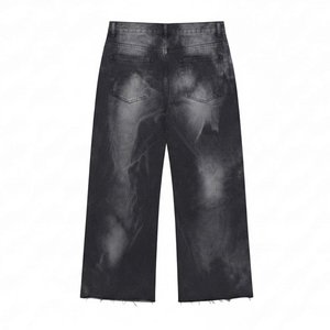 Conjunto Deportivo de Algodón Tie Dye Personalizado para Hombre, Sudadera con Capucha, Manga Larga, Corte Holgado, Informal, para Otoño, con Bolsillos Laterales Elásticos - Product Image 6