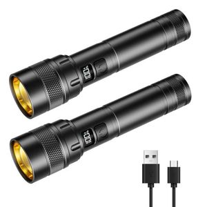 CITICITY <b>LED</b> Flashlight, Ultra <b>Light</b> Waterproof Aircraft-Grade Aluminum EDC Torch <b>Light</b> Waterproof Zoom for Outdoors Emergency - Product Image 1