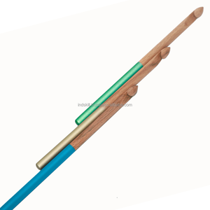 Su marca, 9 Uds., Kit de agujas de tejer con gancho colorido, accesorios para herramientas de tejer DIY, juego de ganchos de ganchillo con mango de Bambú - Product Image 1