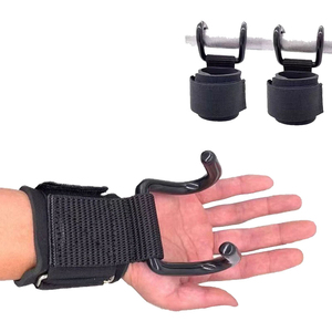Ganchos de Neopreno Grueso de Primera Calidad para Entrenamiento Profesional de Levantamiento de Pesas, Ganchos de Mano para Entrenamiento de Fuerza en el Gimnasio - Product Image 1