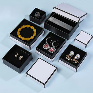 Boîte cadeau personnalisée avec couvercle et base, boîte cadeau rigide de luxe personnalisée avec ruban, emballage pour bijoux, cosmétiques, boîte en papier, vente en gros - Product Image 6