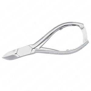 Coupe-cuticules professionnel en acier inoxydable à double ressort de qualité supérieure pour manucure, pédicure et soins de beauté en salon - Product Image 3