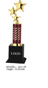 Exquisite Golden Star Metal <b>Trophy</b> By Pooja Piru For Corporate Success Sports Events And Academic Excellence Celebrations - Product Image 6