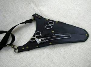 Professional Leather Barber Holster Hair Stylist Belt Scissor Holder Salon Tool Organizer Pouch LBH-0011 - Product Image 5