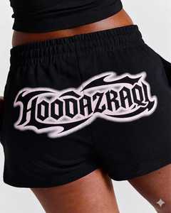 2026 High Quality Cotton Fleece Sweat <b>Shorts</b> <b>Women</b> Eco-Friendly 220g Quick Dry logo Print Streetwear Elastic Waist Regular Fit - Product Image 2