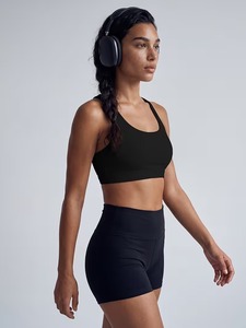 Soutien-gorge de sport athlétique pour femme avec dos découpé, bretelles réglables, évacuation de l'humidité, extensible et doux, débardeur de fitness, bralette de course - Product Image 3