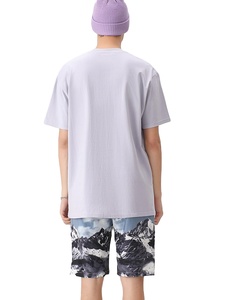 Camiseta extragrande de algodón 100% de alta calidad para hombre, camisetas gráficas transpirables hechas en Pakistán, patrón sólido - Product Image 4