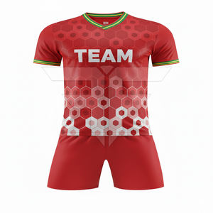 Uniforme de Fútbol Personalizado con Tela de Poliéster 100% de Secado Rápido, Colores y Logotipo Personalizados para un Rendimiento Óptimo en el Campo - Product Image 1