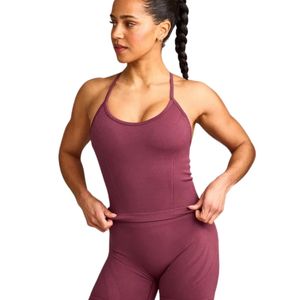 Custom <b>Women</b> Gym Wear Set <b>Crop</b> Tank <b>Top</b> High Waist Leggings Fitness Workout Yoga Training Sportswear Activewear Manufacturer - Product Image 1