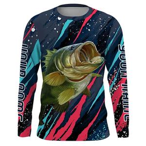Camiseta de Pesca Transpirable de Secado Rápido con Diseño Personalizado, Sudadera con Capucha para Pesca, Protección UPF UV 50+, Ligera, para Hombre y Mujer - Product Image 3