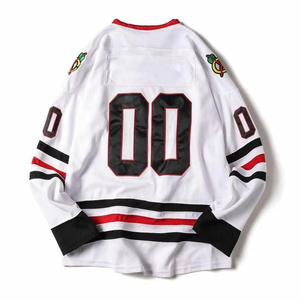 Jersey de Hockey sobre Hielo de Malla 100% Poliéster, Anti-UV 2026, Color Personalizado, Transpirable, Ecológico, Antibacterial, de Secado Rápido, con Impresión de Equipo - Product Image 2