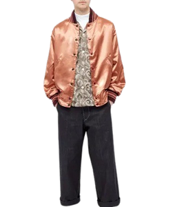 Wholesale Manufacturer Men's Baseball Satin Varsity <b>Jacket</b> Custom Logo Winter Plus Size School College <b>Jacket</b> - Product Image 3