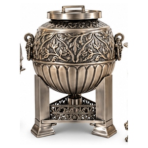 Veylora Royal Design Réchaud de buffet en acier inoxydable avec cadre arqué et chauffe-plat suspendu, durable et écoresponsable, pour usage festif, ensemble de couverts - Product Image 4