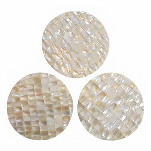 Juego de Posavasos de Lujo al por Mayor con Incrustaciones de Concha de Nácar Hechas a Mano, para Decoración de Hogar de Alta Gama y Regalo de Boda - Product Image 1
