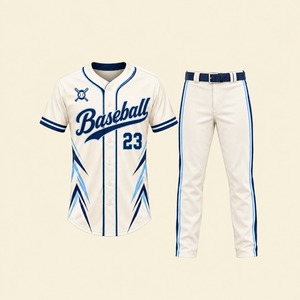 Conjunto de Uniforme de Béisbol Personalizado de Verano, Camiseta de Manga Corta, Pantalones con Letra Frontal, Transpirable, de Secado Rápido, Unisex, Servicio OEM - Product Image 5