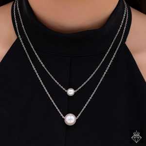 Prao สร้อยคอไข่มุกเส้นคู่หรูหราผลิตภัณฑ์ป้องกันการเสื่อมเสีย - Product Image 2