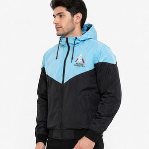High Quality <b>Men</b> Windbreaker <b>Jacket</b> Designed With Lightweight Fabric For Travel <b>Running</b> Hiking And Daily Activities - Product Image 2