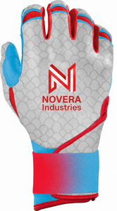 Custom Made Children's Leather <b>Baseball</b> Batting <b>Gloves</b> Breathable Quick-Dry Grip Anti-Slip Hook Loop Closure Lightweight Durable - Product Image 5