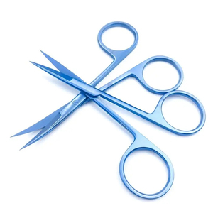 Tijeras Oftálmicas para Suturas, Tijeras Quirúrgicas Cosméticas, Instrumento de Titanio Reutilizable para Cirugía Ocular y Sutura de Precisión - Product Image 5