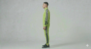 Ensemble de survêtement décontracté pour homme, coupe ajustée, deux pièces, style streetwear, avec logo personnalisé par sublimation, couleur unie, OEM, prix bas - Product Image 3