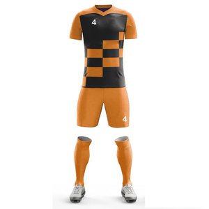 Vêtements de sport réversibles en gros pour clubs, ensembles d'uniformes de basketball en polyester/spandex, créez votre propre ensemble de football - Product Image 5