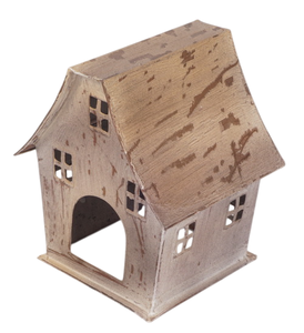 Casa para Pájaros de Metal Galvanizado Hecha a Mano, Personalizada y Creativa, Adorno Navideño Metálico - Decoración Moderna y Ecológica de Fábrica, Color Personalizado - Product Image 5