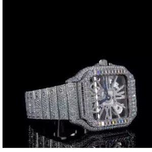 Reloj Clásico Personalizado para Hombre con Diamantes Cultivados en Laboratorio, Estilo Hip Hop, Joyería de Diamantes, Mejor Calidad, Precio al por Mayor - Product Image 2