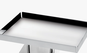 Producto en Oferta: Exhibidor Rectangular de Acero Inoxidable para Pastelería, Bandeja Moderna para Servir Alimentos para Catering y Panadería - Product Image 6