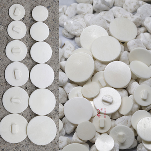 Botones Redondos Blancos de Hueso de Vaca de Alta Calidad al por Mayor en Pequeños Lotes, Botones Personalizados Ecológicos, Artesanía Natural - Product Image 2