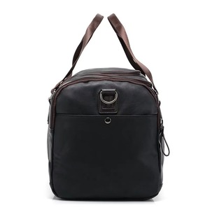 Sac de sport de luxe en cuir portable de haute qualité avec logo personnalisé, sac de voyage léger et durable, grand sac de voyage - Product Image 5