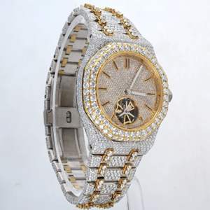 Fournisseur professionnel de montres en diamants cultivés en laboratoire pour hommes et cadeaux, prix d'usine en provenance d'Inde - Product Image 6