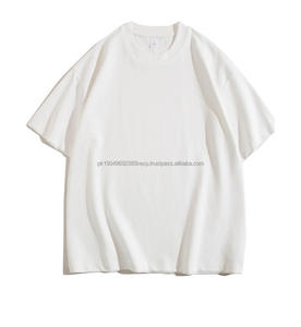 T-shirt pour homme en coton 100% poids lourd, T-shirt surdimensionné poids lourd, T-shirt personnalisé avec logo, 240GSM, T-shirt ample et épais - Product Image 6