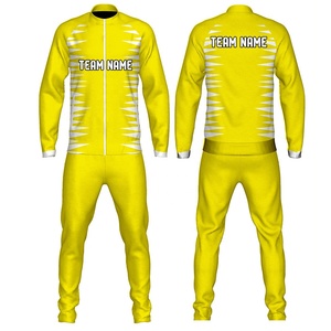 Chándal moderno de sublimación para hombre con cremallera, de poliéster, para entrenamiento, correr, hacer ejercicio en el gimnasio, fitness y actividades diarias informales. - Product Image 3