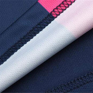 Venta al Por Mayor de Conjuntos de Camisetas de Fútbol Sublimables Personalizadas, 100% Poliéster, Secado Rápido, Cuello en V, Unisex, Manga Corta, Uniforme Azul a Rayas - Product Image 4