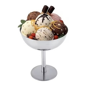 Tazón de Acero Inoxidable Premium para Helado, Sundae, Gelato, Frutas y Yogur - Product Image 2