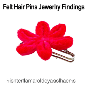 Épingles à cheveux en feutre, composants de bijoux - Product Image 2