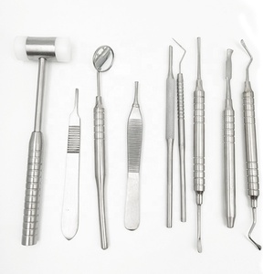 Juego de 26 Piezas de Herramientas para Implantes Dentales, Kit Básico de Cirugía de Implantes Dentales, Instrumentos de Cirugía Oral de Acero Inoxidable para Dentistas - Product Image 1