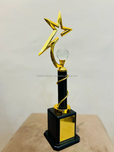 Elegant Durable Metal Star <b>Trophy</b> with Sports Theme for Corporate Events School Competitions Recognition Ceremony - Product Image 6