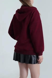เสื้อฮู้ดซิปสำหรับผู้หญิงไซส์ใหญ่ Ever Glow ตกแต่งด้วยตัวอักษร ผลิตจากโพลีเอสเตอร์/คอตตอน กันน้ำ ระบายอากาศได้ดี เหมาะสำหรับฤดูใบไม้ร่วง - Product Image 6